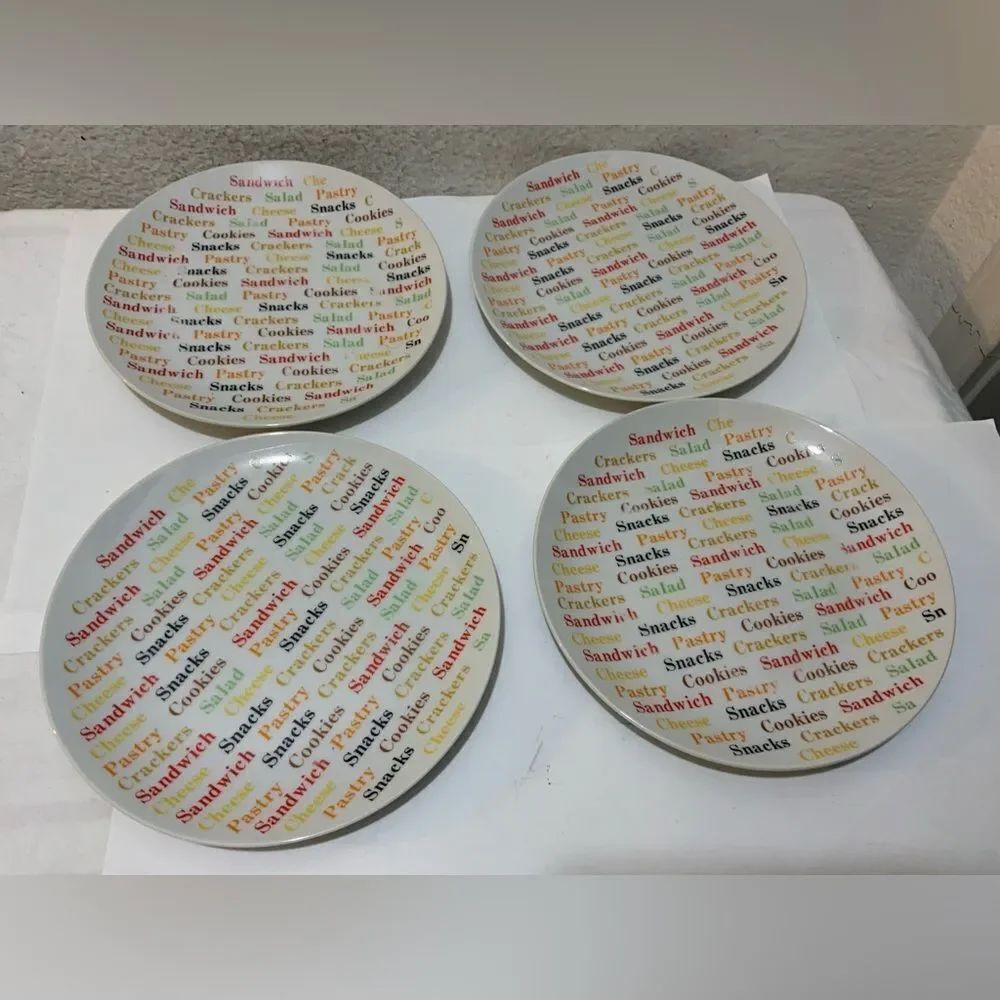 Signature signature sandwich snacks pastry cookies Porcelain salad Plates Japan